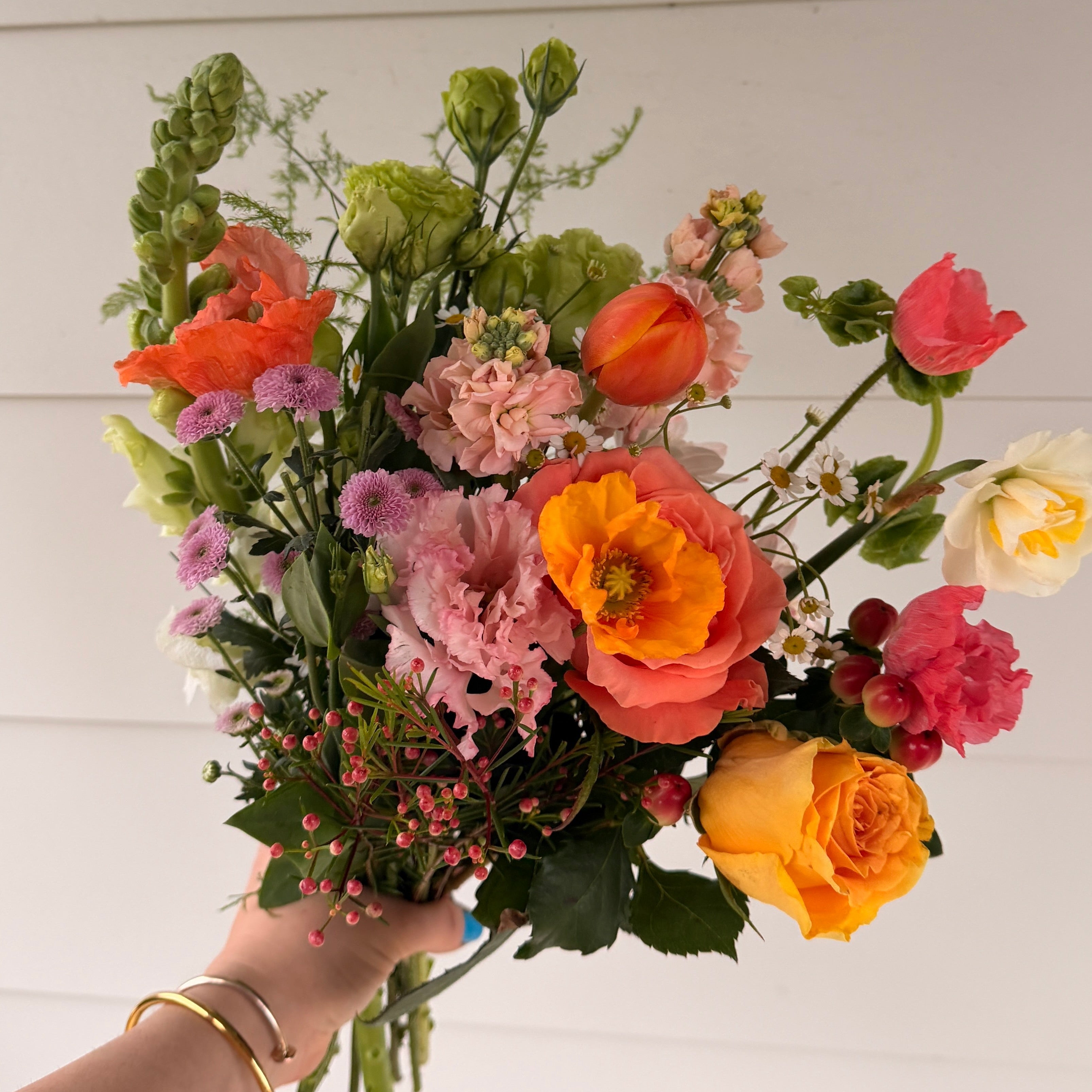 Confetti midi bunch — mixed seasonal wildflowers from bunch., Adelaide Hills florist