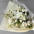 Whipped Matcha bunch — sage green, lime and cream seasonal flowers from bunch.