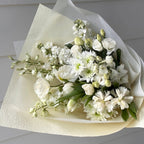 Whipped Matcha bunch — sage green, lime and cream seasonal flowers from bunch.